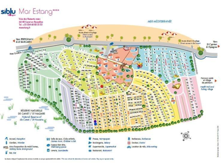 Coco - Camping Le Mar Estang Canet-en-Roussillon Zewnętrze zdjęcie